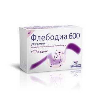 Флебодиа 600 таблетки